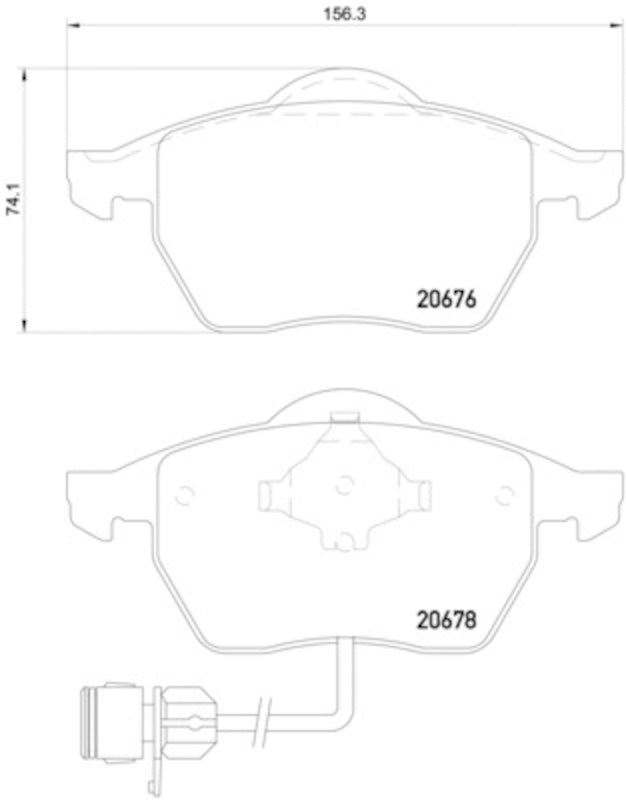 Hella Pagid Disc Brake Pad Set 355007461