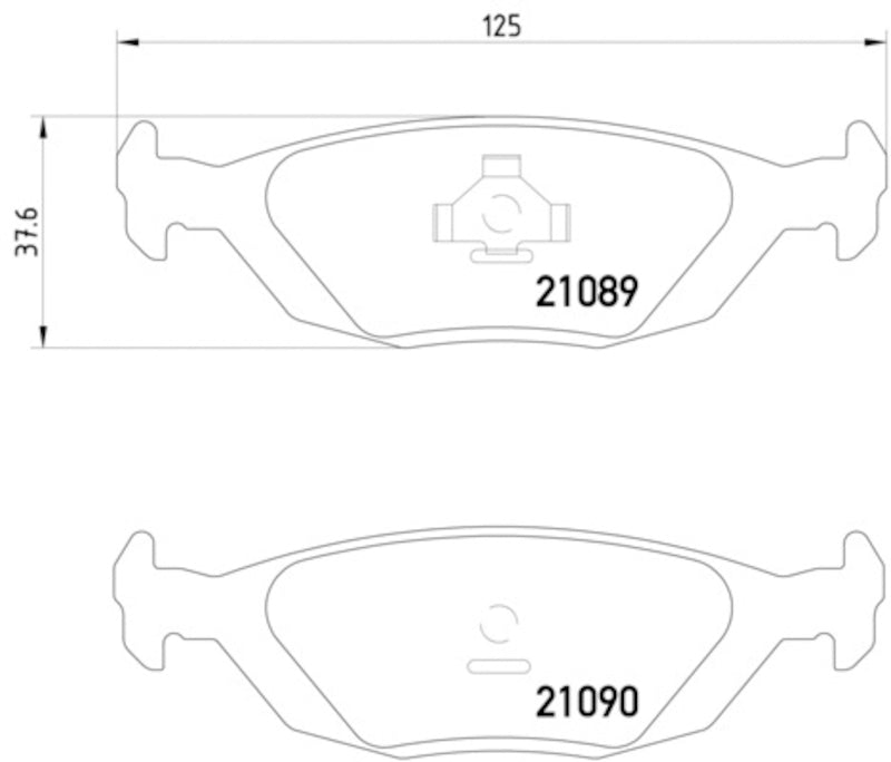 Hella Pagid Disc Brake Pad Set 355007521