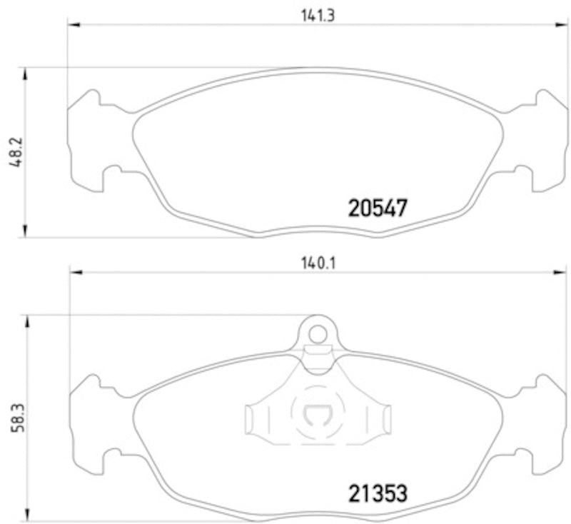 Hella Pagid Disc Brake Pad Set 355007531