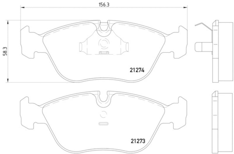 Hella Pagid Disc Brake Pad Set 355007721