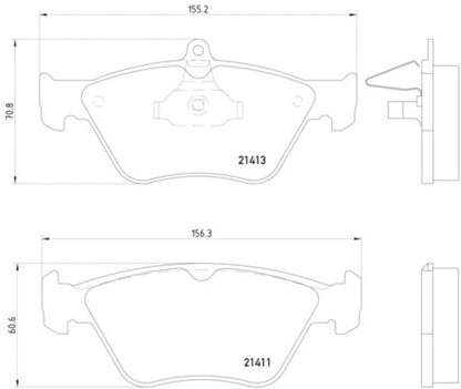 Hella Pagid Disc Brake Pad Set 355007731