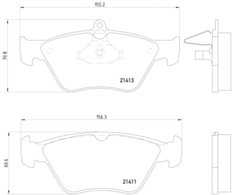 Hella Pagid Disc Brake Pad Set 355007731