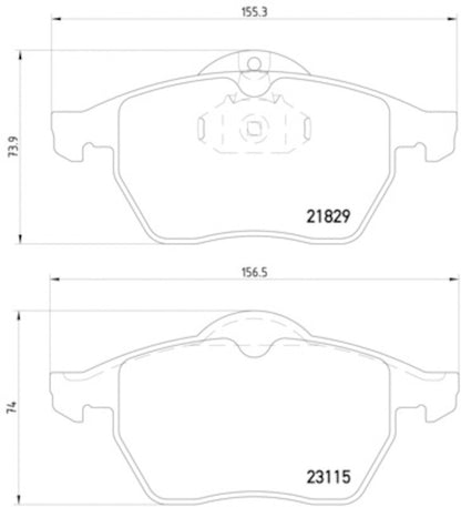 Hella Pagid Disc Brake Pad Set 355007771