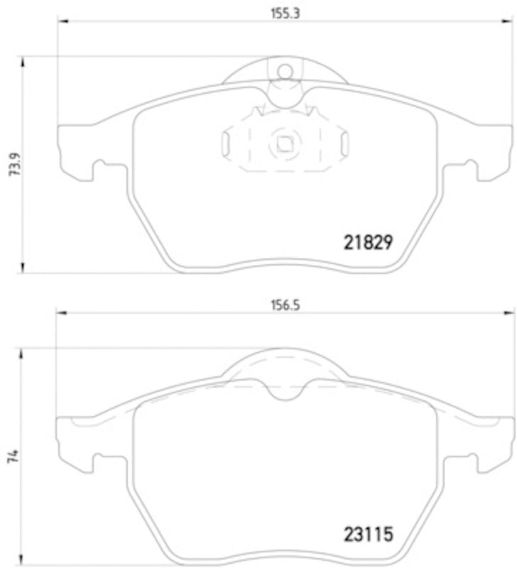 Hella Pagid Disc Brake Pad Set 355007771