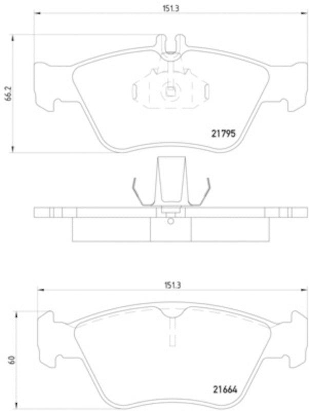 Hella Pagid Disc Brake Pad Set 355007831