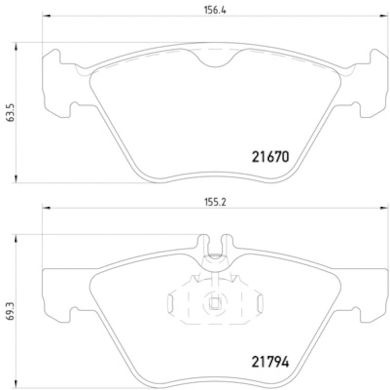 Hella Pagid Disc Brake Pad Set 355007861