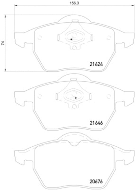 Hella Pagid Disc Brake Pad Set 355007881