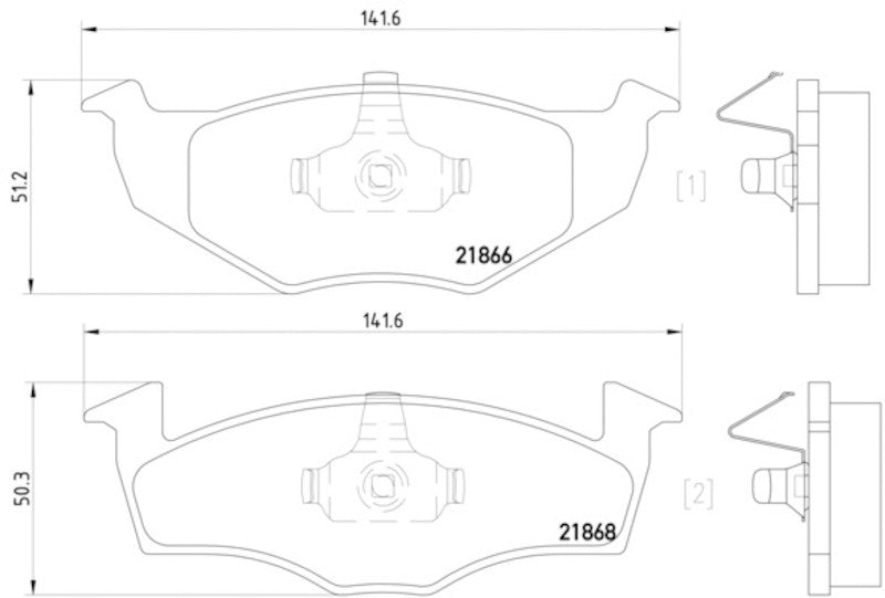 Hella Pagid Disc Brake Pad Set 355007891