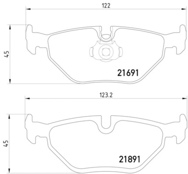 Hella Pagid Disc Brake Pad Set 355007981