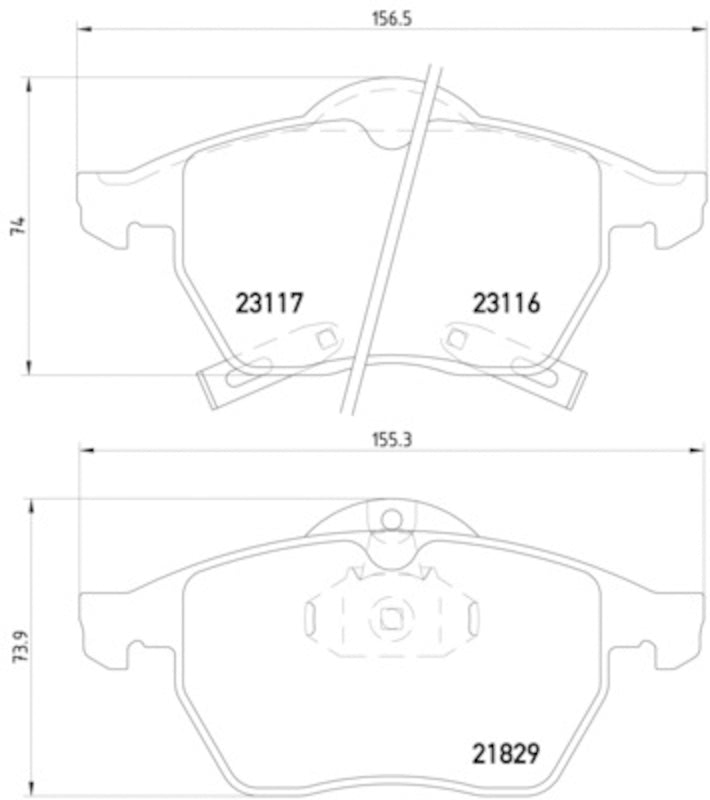 Hella Pagid Disc Brake Pad Set 355008041