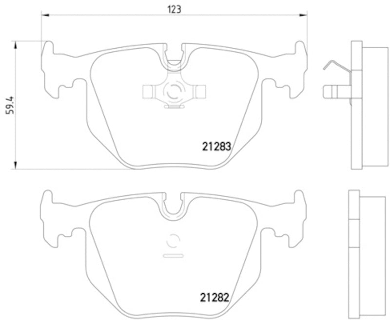 Hella Pagid Disc Brake Pad Set 355008121