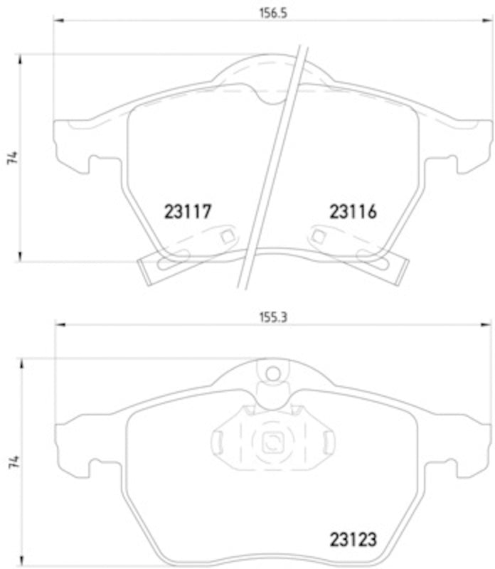 Hella Pagid Disc Brake Pad Set 355008141