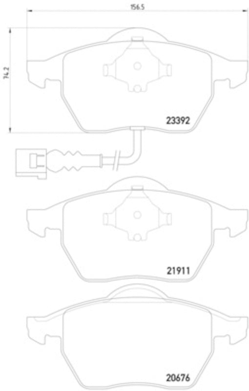 Hella Pagid Disc Brake Pad Set 355008471