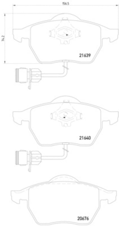 Hella Pagid Disc Brake Pad Set 355008531