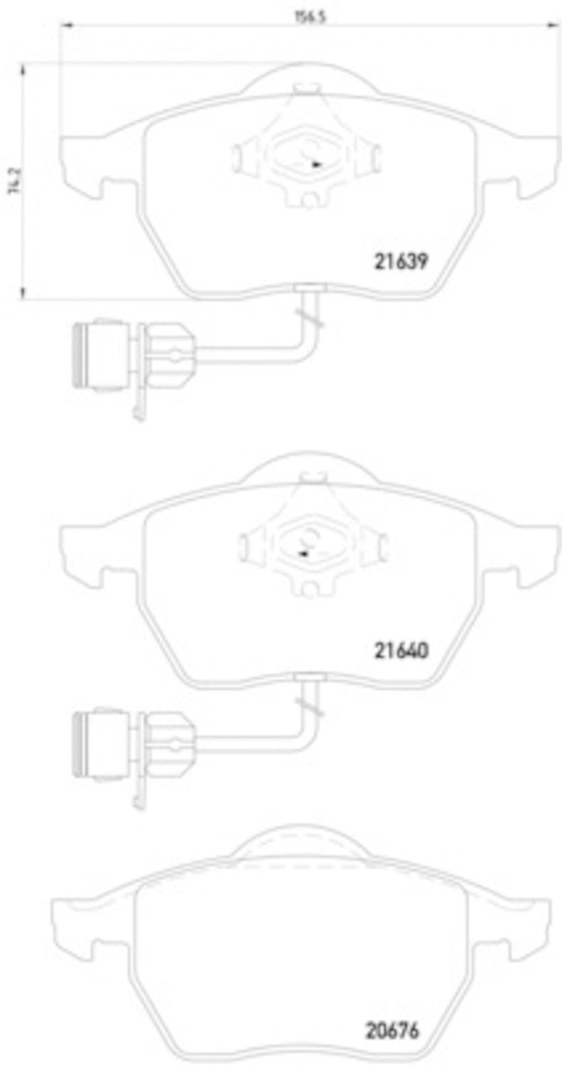 Hella Pagid Disc Brake Pad Set 355008531