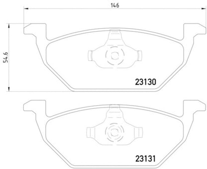 Hella Pagid Disc Brake Pad Set 355008591