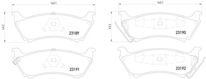 Hella Pagid Disc Brake Pad Set 355008671