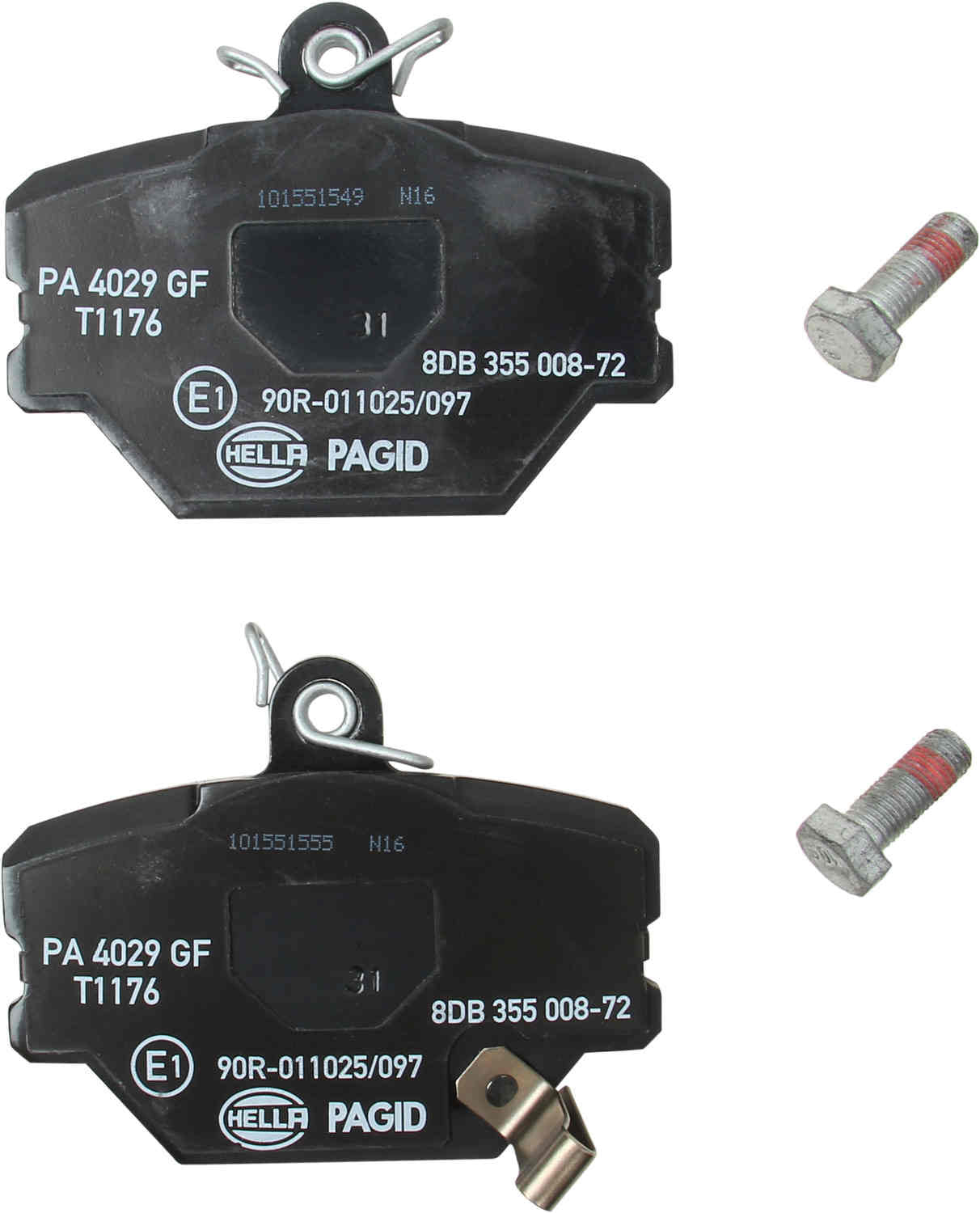 Hella Pagid Disc Brake Pad Set 355008721