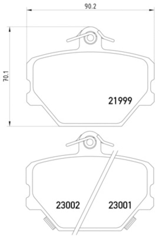 Hella Pagid Disc Brake Pad Set 355008721