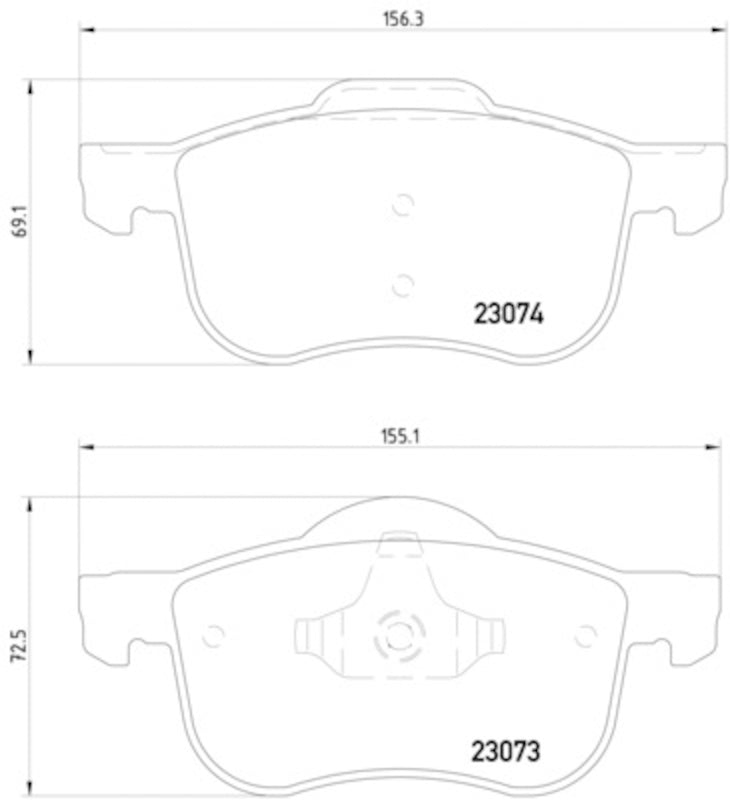 Hella Pagid Disc Brake Pad Set 355008851