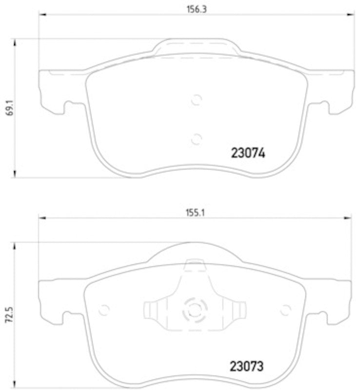 Hella Pagid Disc Brake Pad Set 355008851
