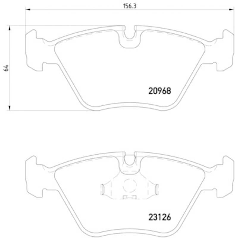 Hella Pagid Disc Brake Pad Set 355008971