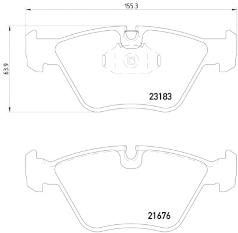 Hella Pagid Disc Brake Pad Set 355009001