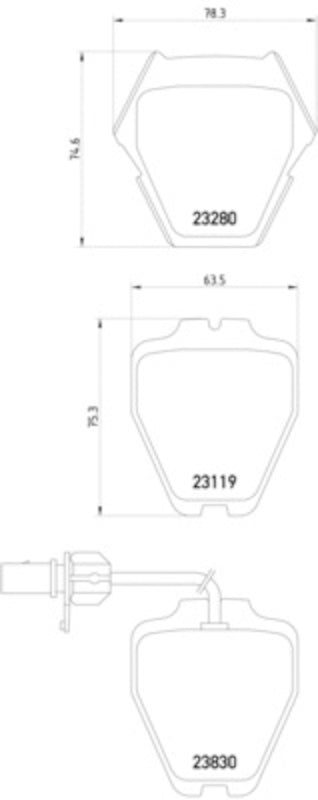 Hella Pagid Disc Brake Pad Set 355009031