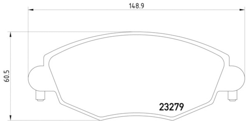 Hella Pagid Disc Brake Pad Set 355009071