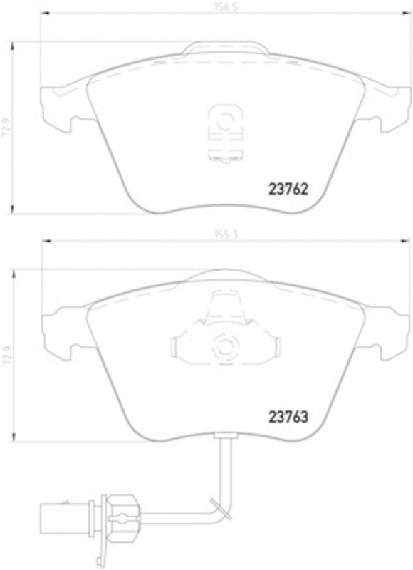 Hella Pagid Disc Brake Pad Set 355009141