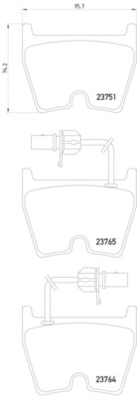 Hella Pagid Disc Brake Pad Set 355009191