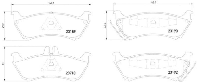 Hella Pagid Disc Brake Pad Set 355009241