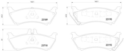 Hella Pagid Disc Brake Pad Set 355009241