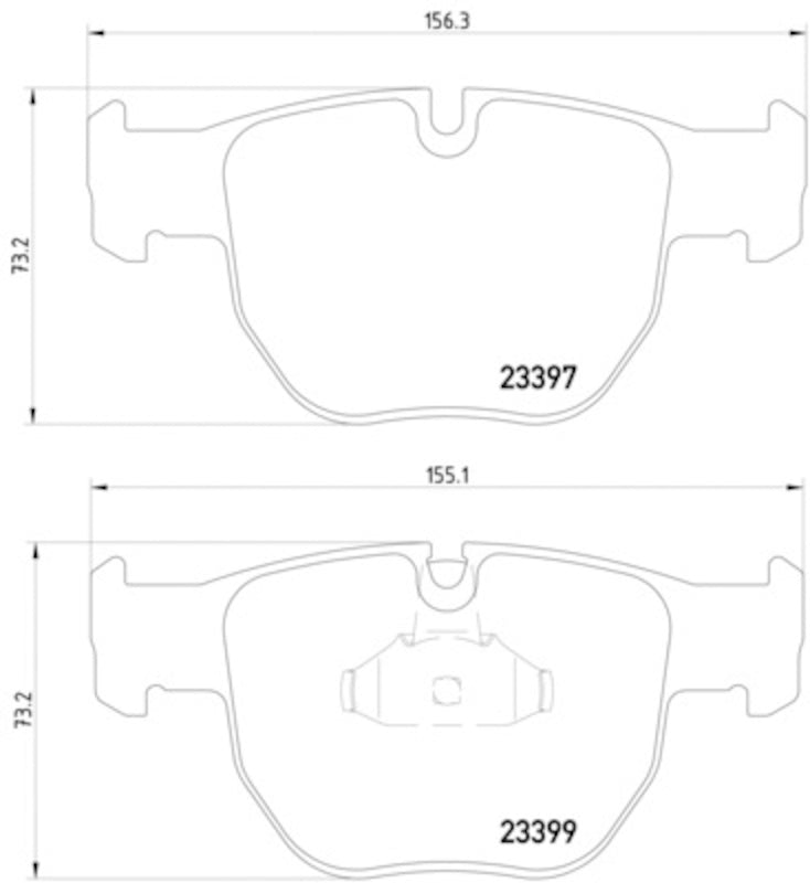 Hella Pagid Disc Brake Pad Set 355009301