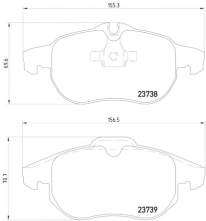 Hella Pagid Disc Brake Pad Set 355009311