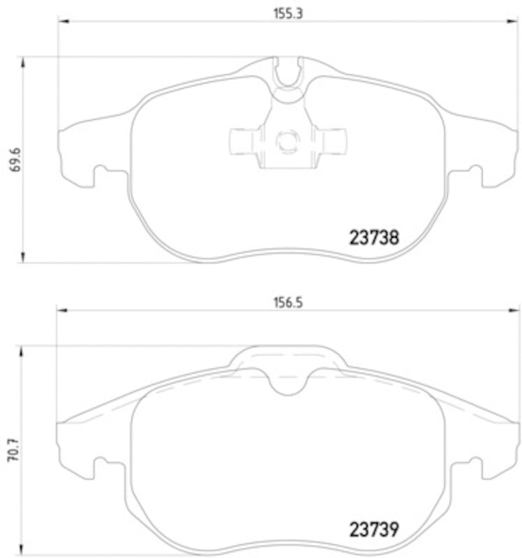 Hella Pagid Disc Brake Pad Set 355009311