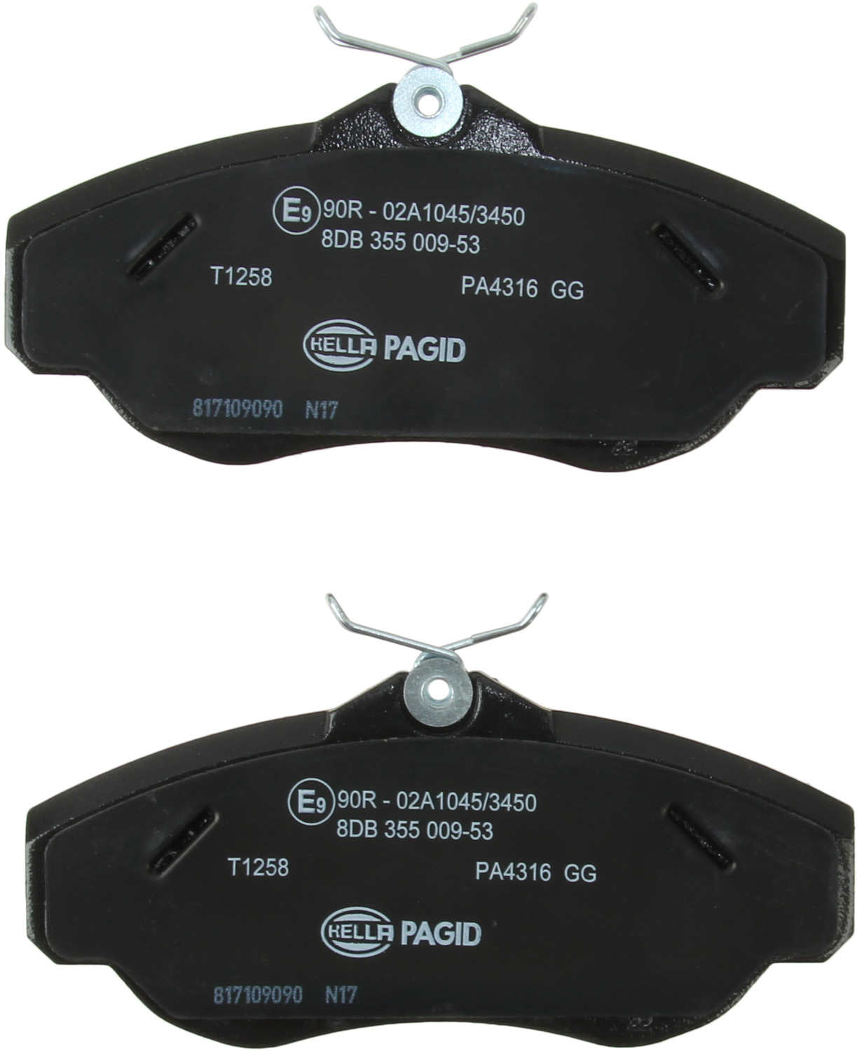 Hella Pagid Disc Brake Pad Set 355009531