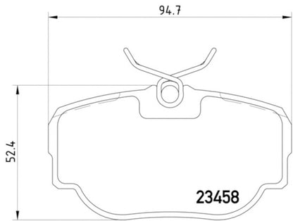 Hella Pagid Disc Brake Pad Set 355009541
