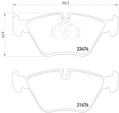 Hella Pagid Disc Brake Pad Set 355009651