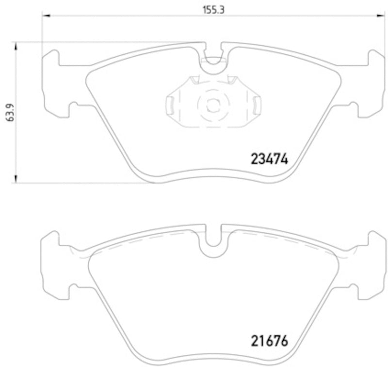 Hella Pagid Disc Brake Pad Set 355009651