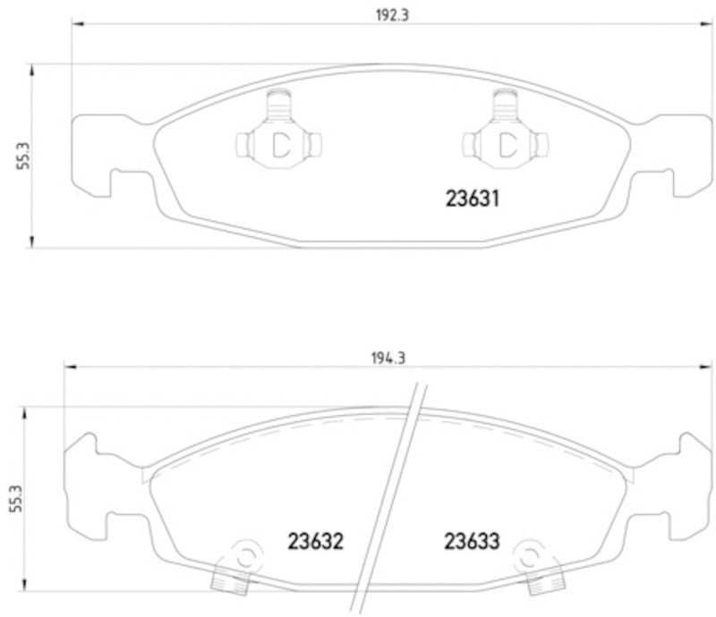 Hella Pagid Disc Brake Pad Set 355009881