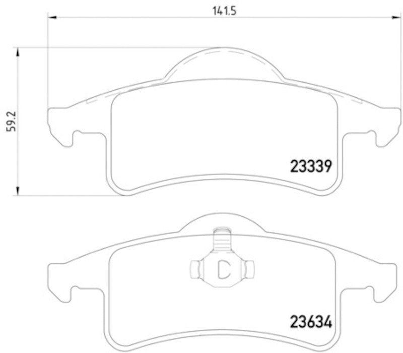 Hella Pagid Disc Brake Pad Set 355009891