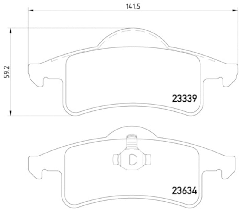 Hella Pagid Disc Brake Pad Set 355009891