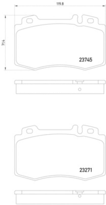 Hella Pagid Disc Brake Pad Set 355010101