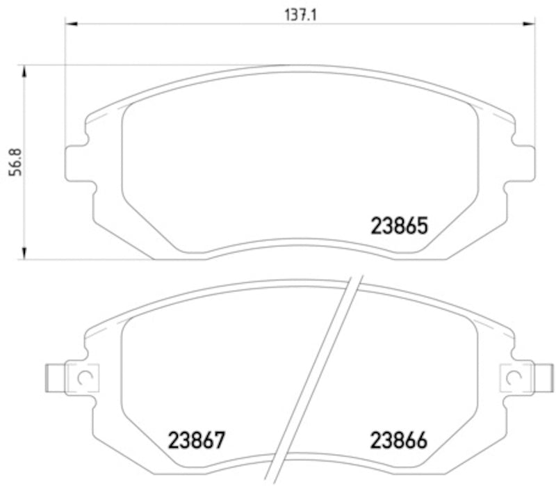 Hella Pagid Disc Brake Pad Set 355010211