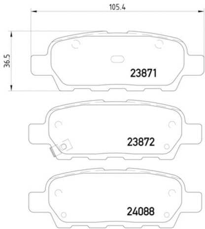 Hella Pagid Disc Brake Pad Set 355010241