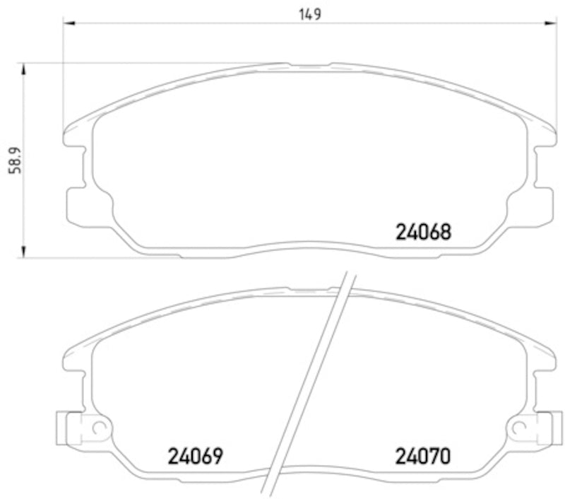 Hella Pagid Disc Brake Pad Set 355010451