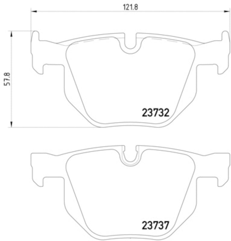 Hella Pagid Disc Brake Pad Set 355010471