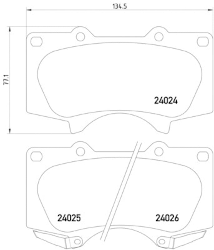 Hella Pagid Disc Brake Pad Set 355010491