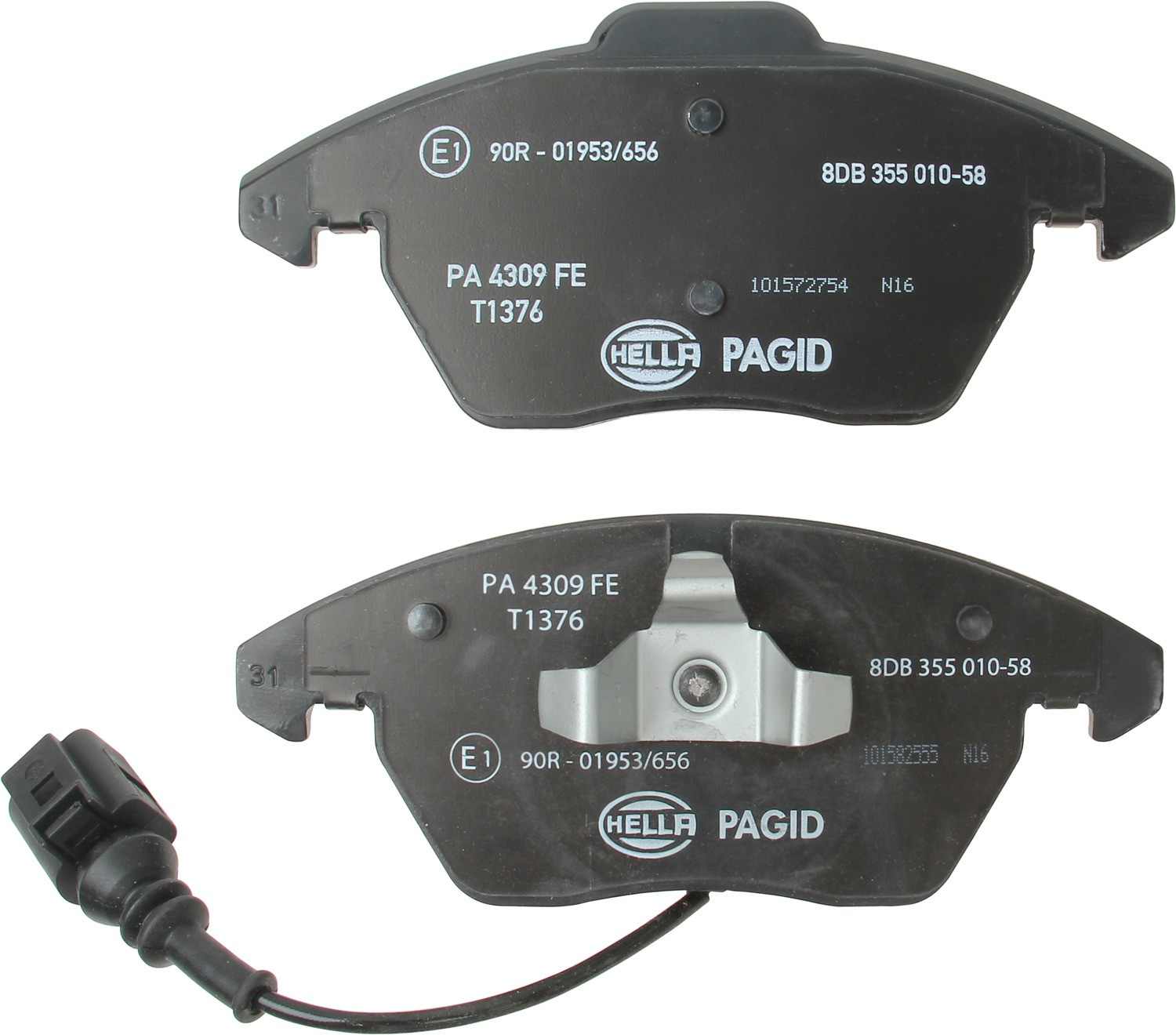 Hella Pagid Disc Brake Pad Set 355010581